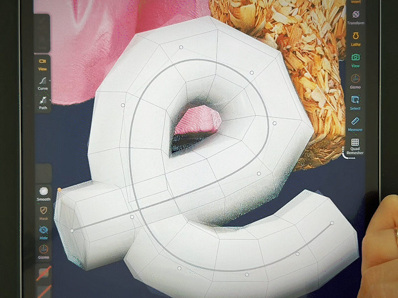 Short video on how to apply Smart Materials onto an Object in Nomad Sculpt