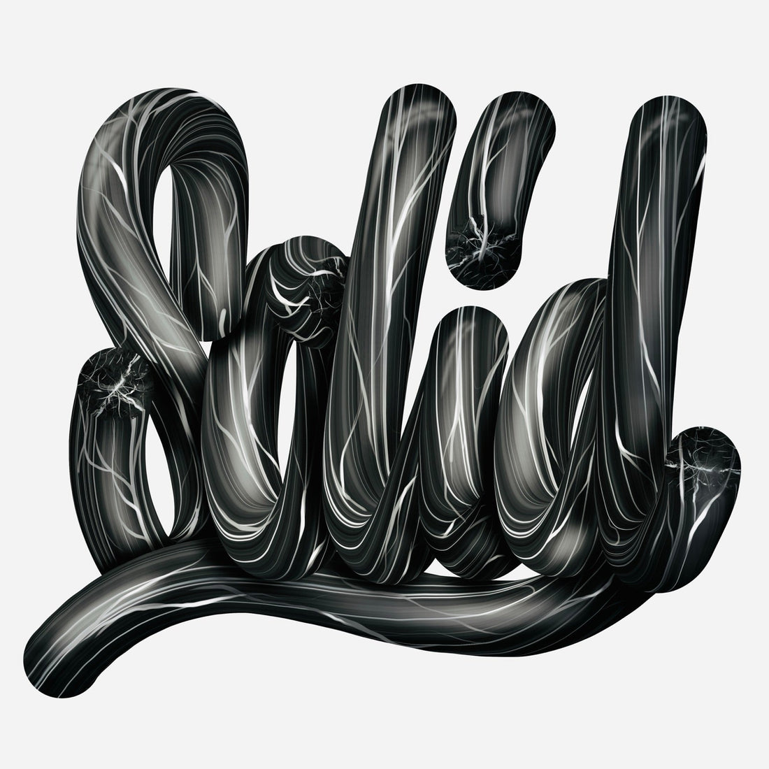 Symmetrical sculpture created in Nomad Sculpt on iPad